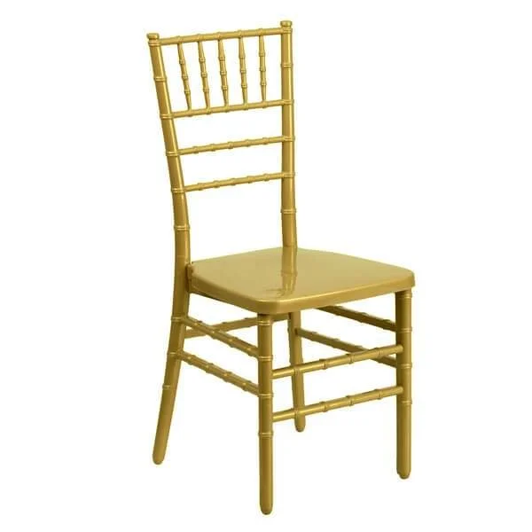 Gold chiavari chair rental